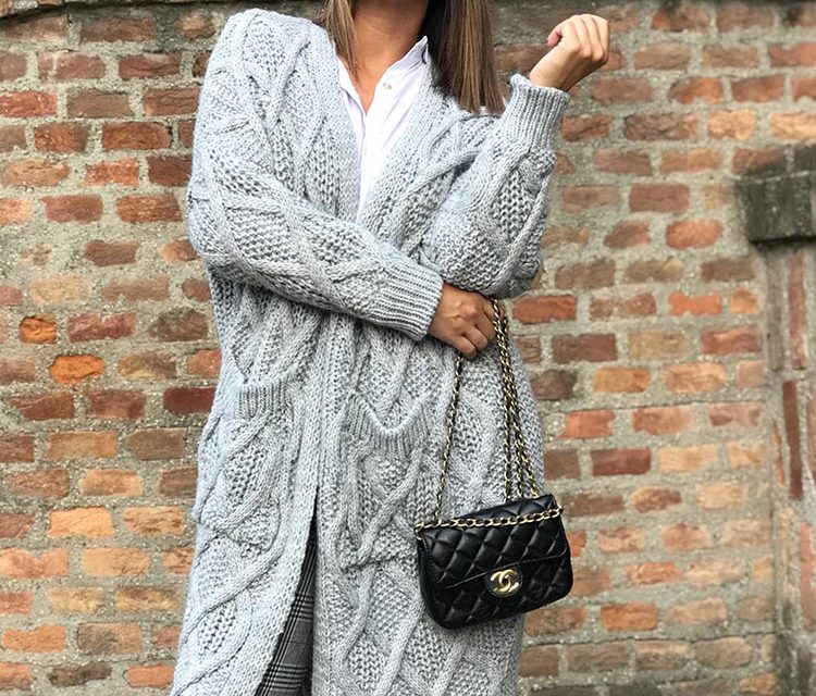 Grey kardigán