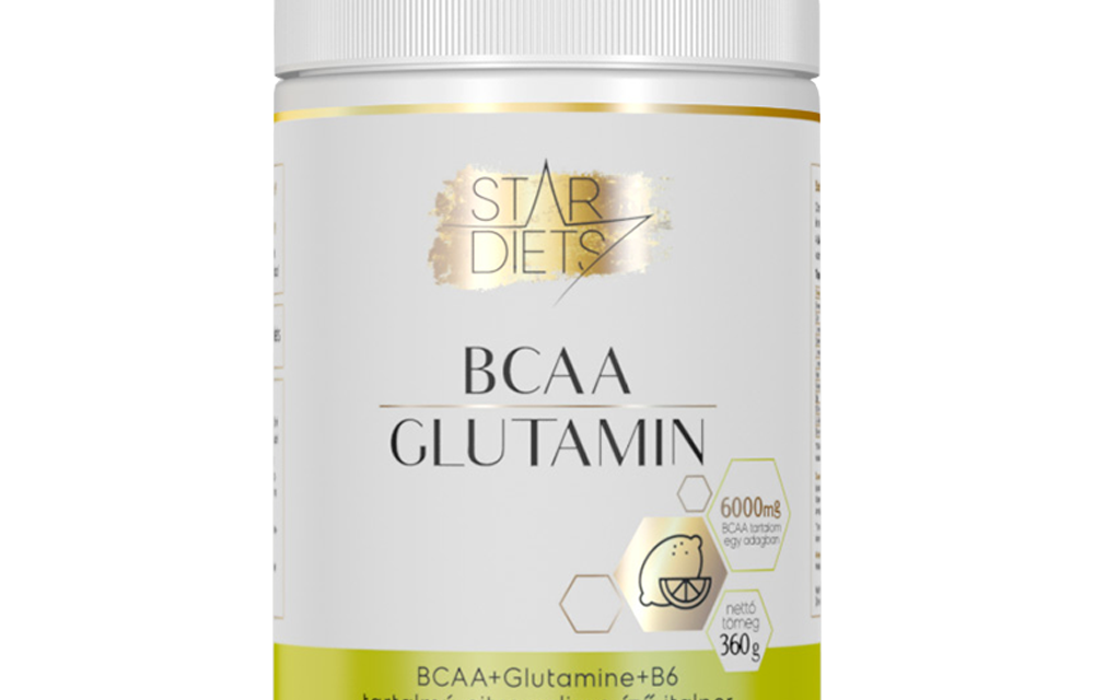 StarDiets BCAA+Glutamin+B6- Citrom-lime ízű