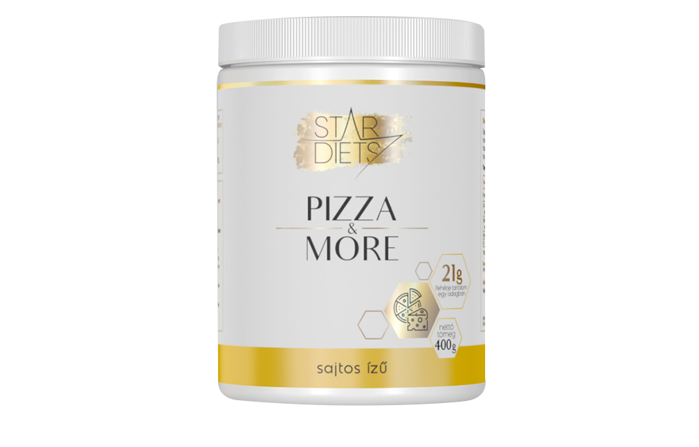 StarDiets Pizza & More pizzapor - sajtos ízű