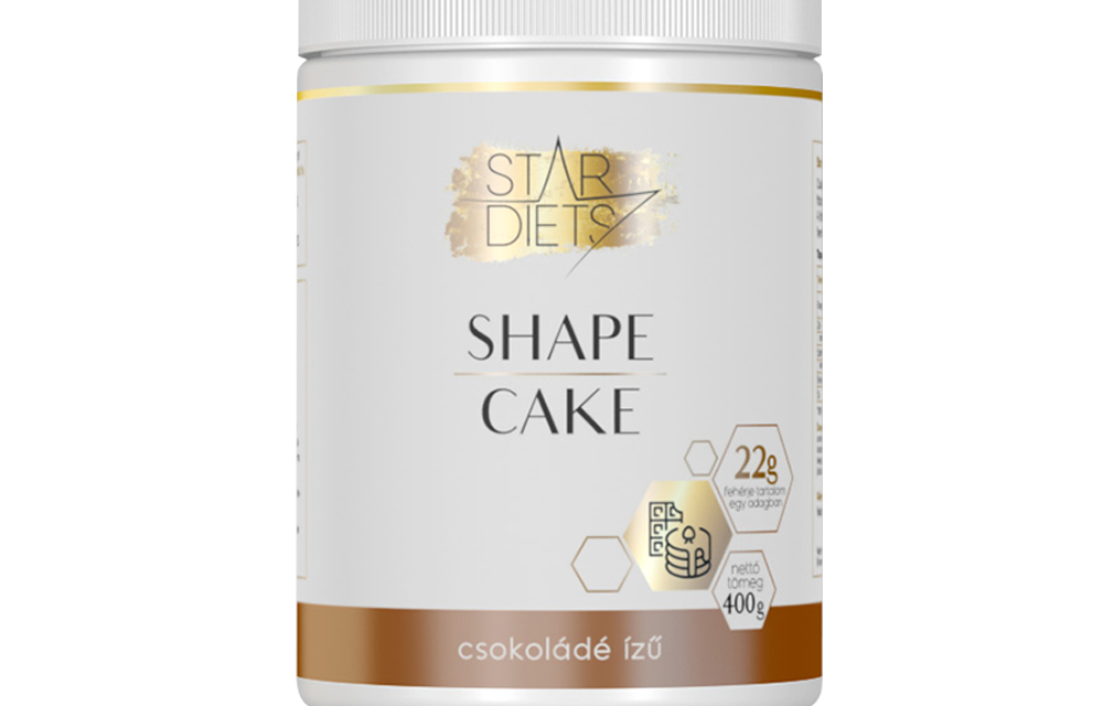 StarDiets Shape Cake palacsintapor - csokoládé ízű