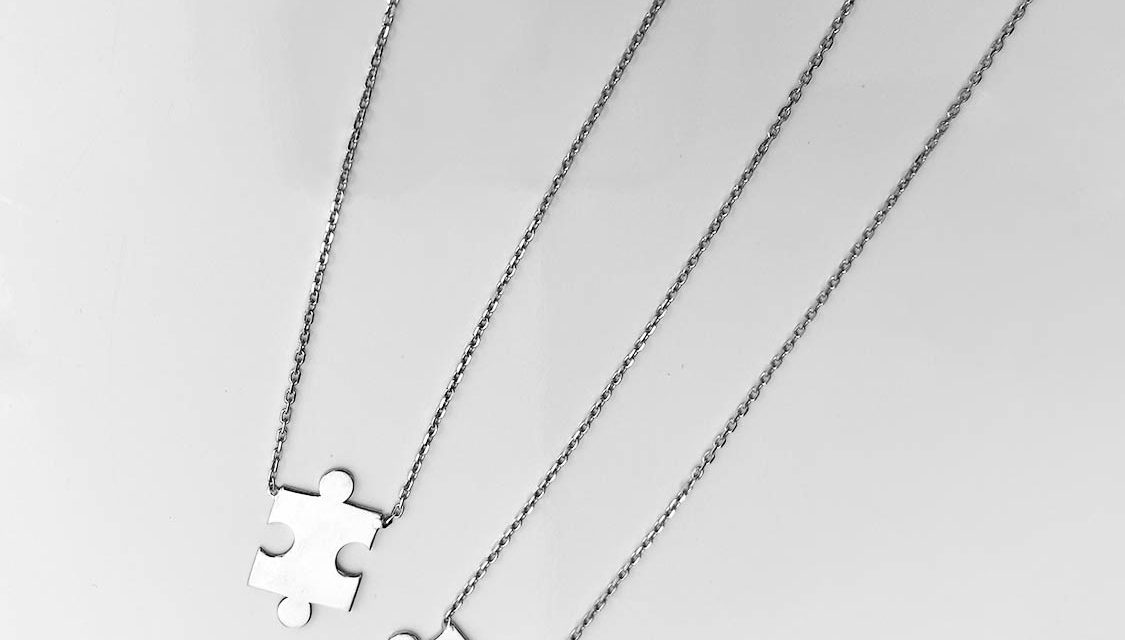 Puzzle ezüst 925 nyaklánc