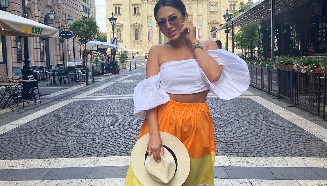 Holiday maxi skirt