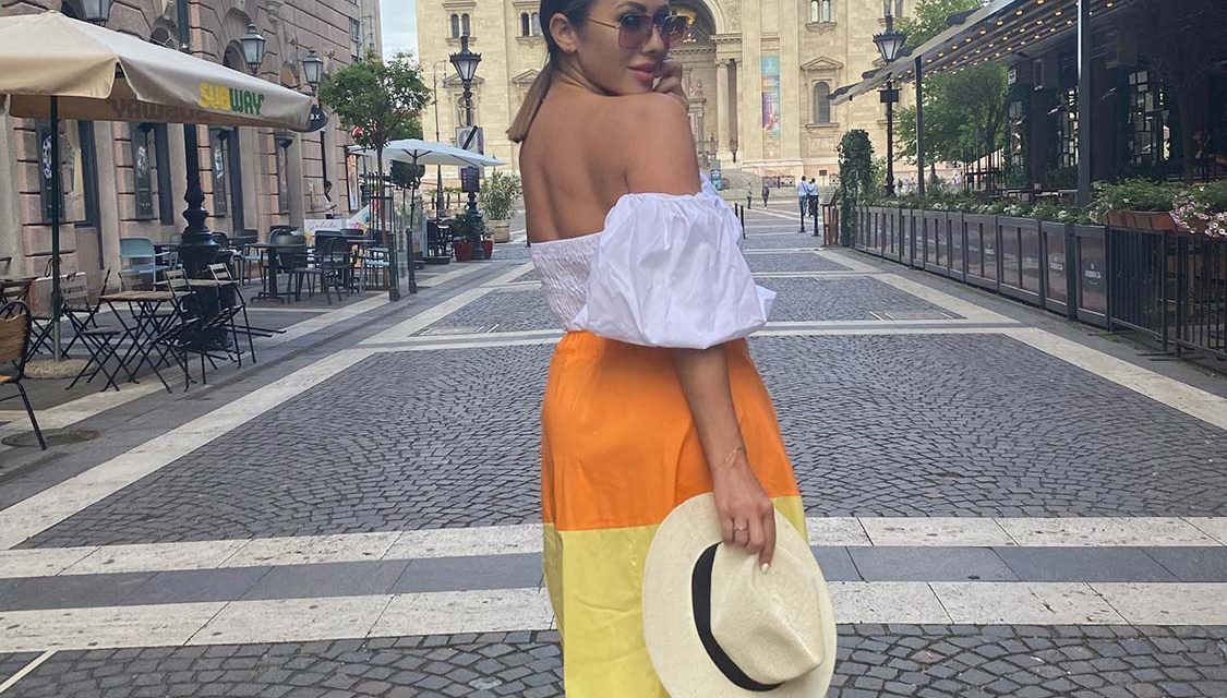 Holiday maxi skirt