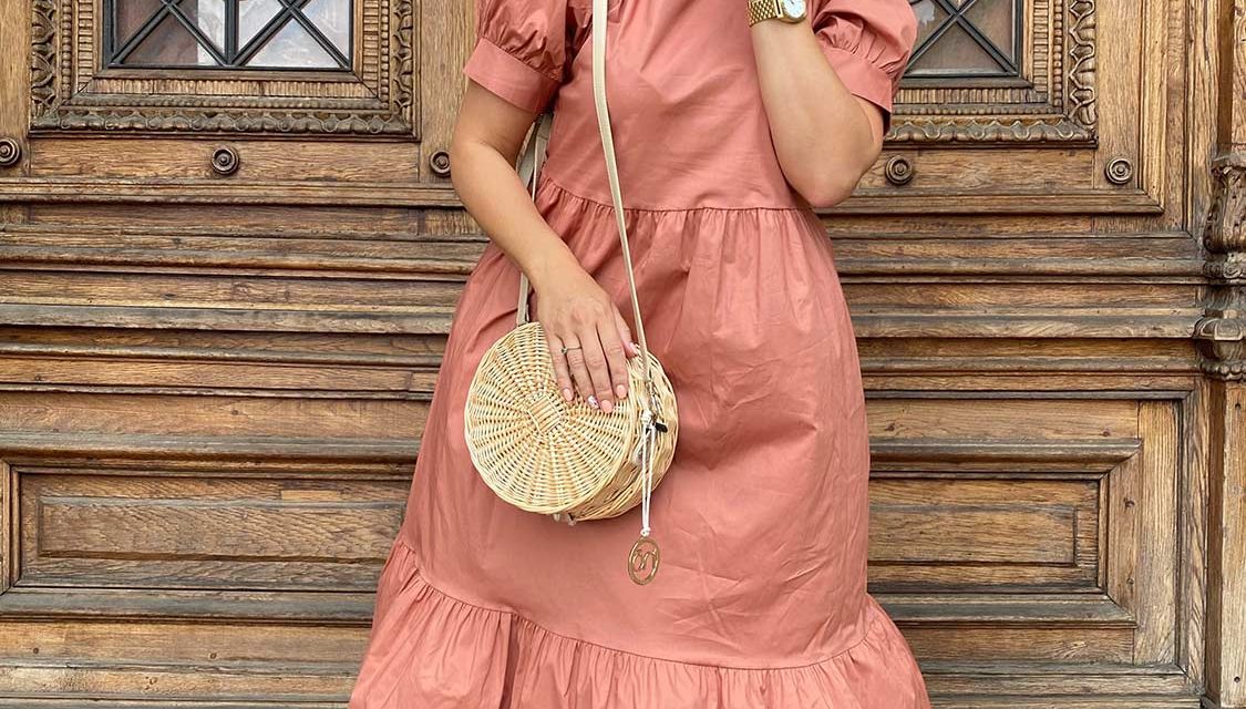 Peach Dress