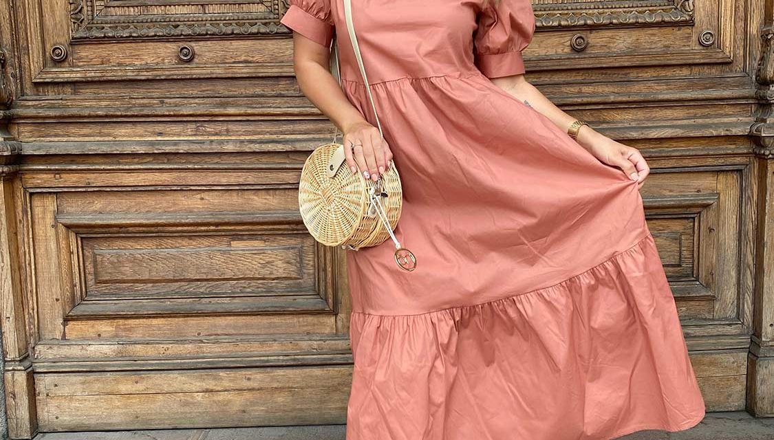 Peach Dress
