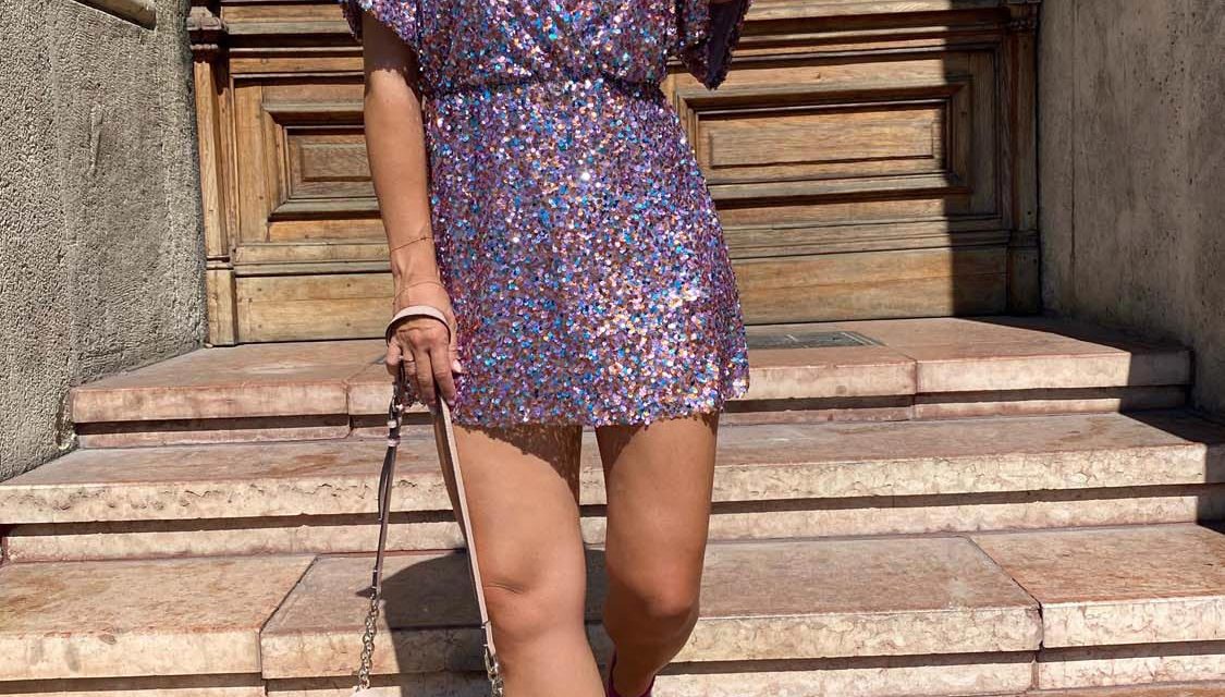 Purple Shine dress