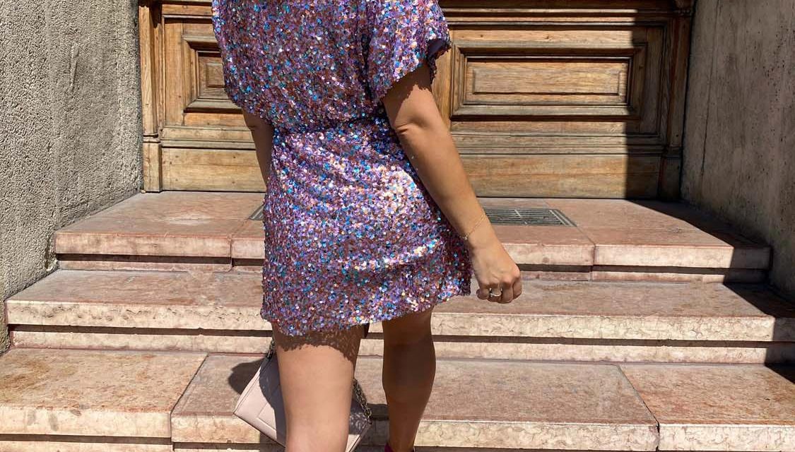 Purple Shine dress