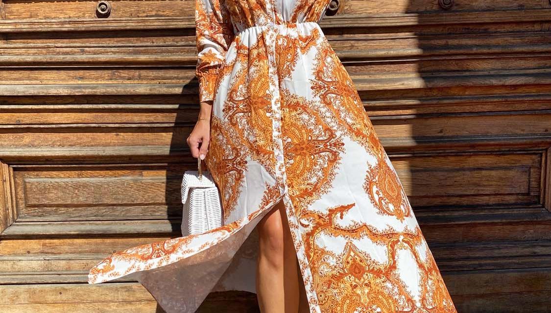 Sunset maxi dress