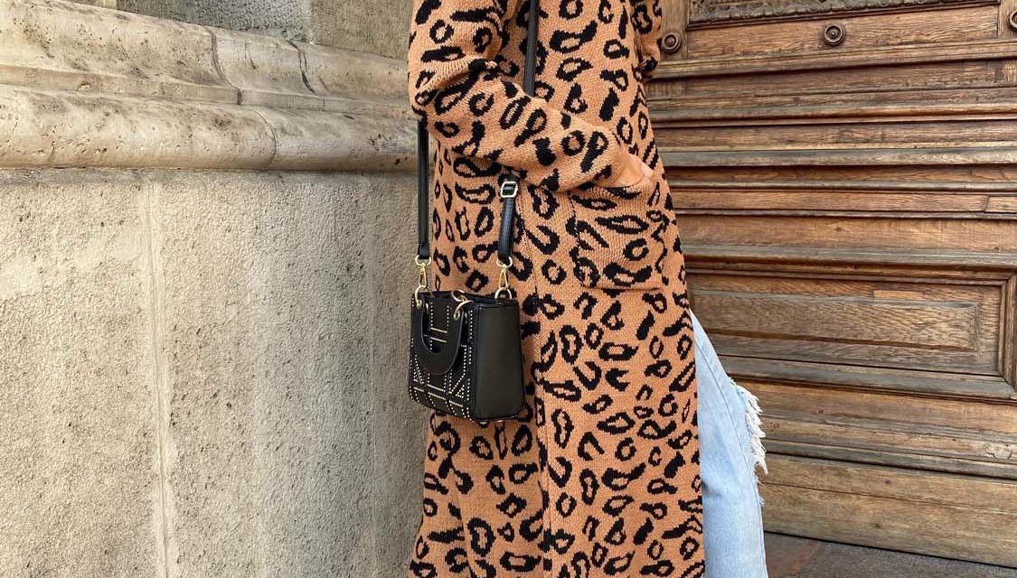 Leopard Kardigán