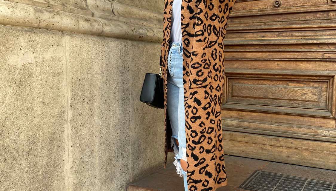 Leopard Kardigán
