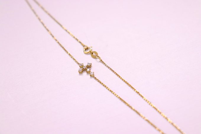 Faith with shine kereszt arany nyaklánc Faith with shine kereszt arany nyaklánc